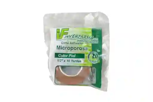 Inverfarma Cinta Adhesiva Microporosa Color Piel