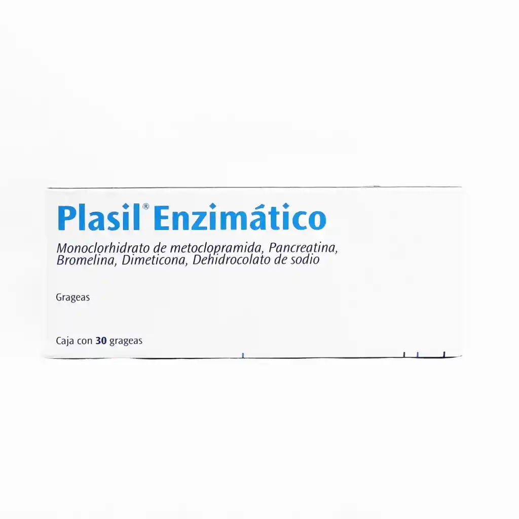 Plasil Enzimático Antiácido en Grageas