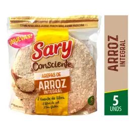 Sary Arepas de Arroz Integral