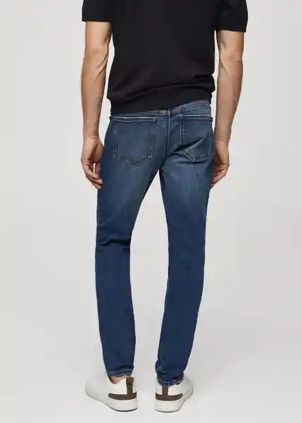 Jean Judein Tejano Oscuro Talla 44 Hombre Mango