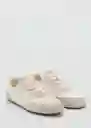 Tenis Deportiva Flat Blanco Talla 38 Mujer Mango