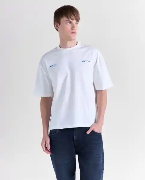 Camiseta Hombre Crudo Talla XXL 849G034_CRU110607 Americanino