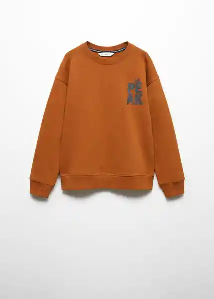 Sudadera Peak Ocre Talla 10 Niños Mango