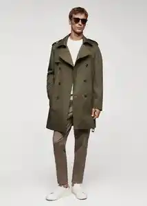 Abrigo Parka Tango Khaki Talla XL Hombre Mango