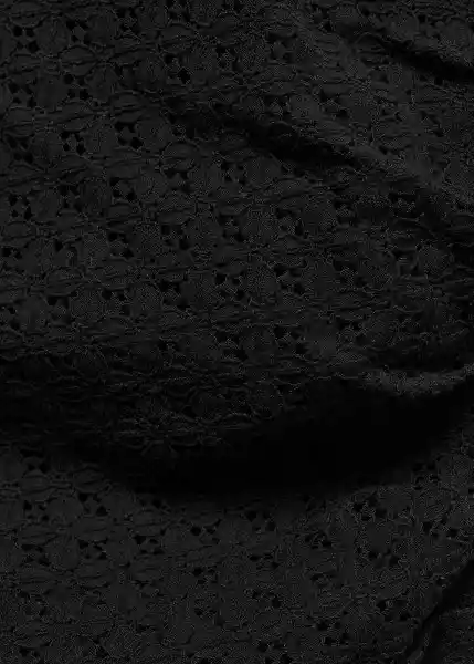 Top Lemon Negro Talla Xs Mujer Mango