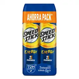 Desodorante Hombre Speed Stick Energy Aerosol 2 x 91 g