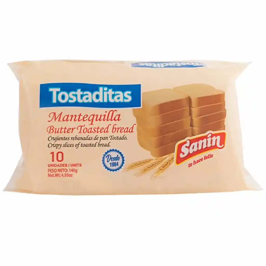 Sanin Tostadas Mantequilla