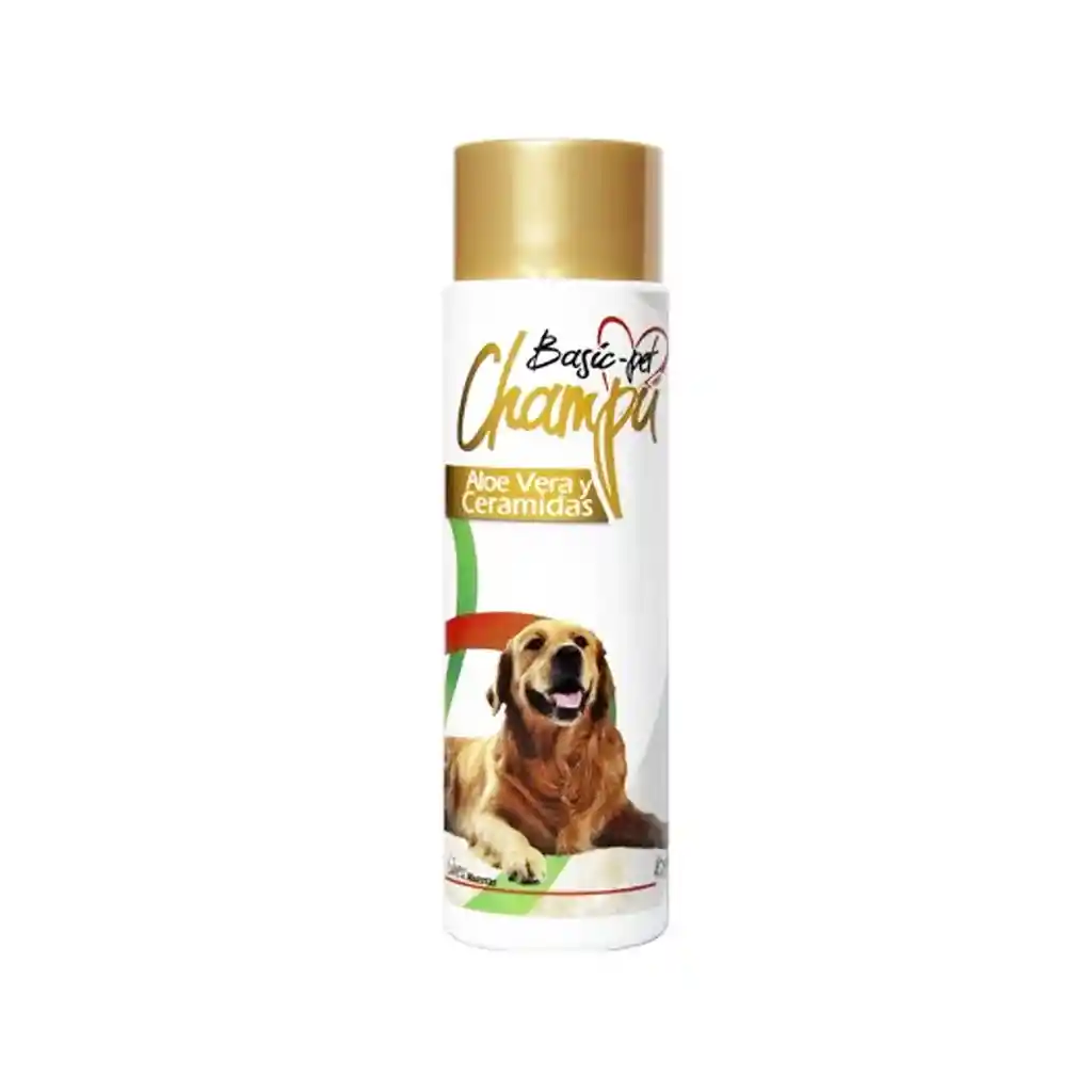 Basic-Pet Champú para Mascotas Antiséptico Aloe Vera y Ceramidas
