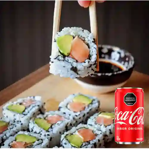 Combo Sushi Philadelfhia + Coca Cola Original 235 ml