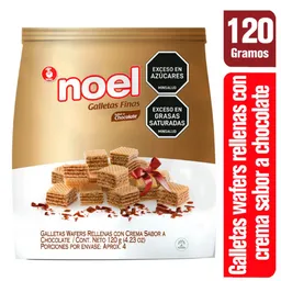 Noel Galletas Wafer Finas con Crema Sabor Chocolate 