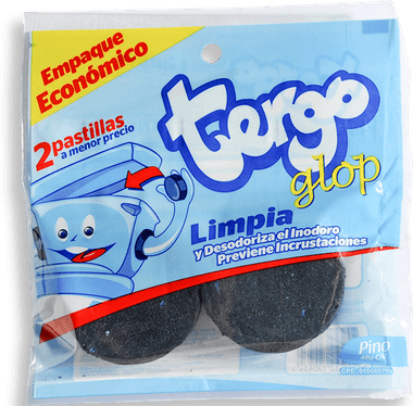 Tergo 2 Pastillas Para Baños.