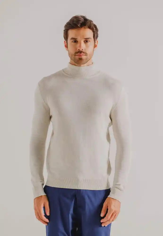 Sueter Cuello Alto S-beige