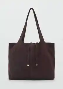 Bolso M Curry Chocolate Talla 99 Mujer Mango