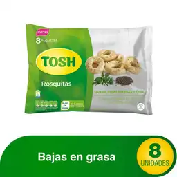 Tosh Rosquitas de Queso, Finas Hierbas y Chía