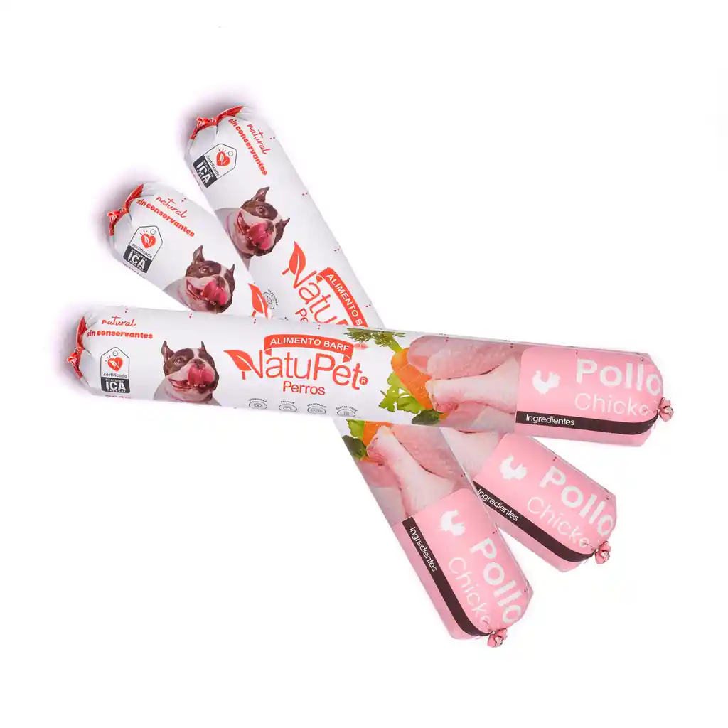 Natupet Embutido Cárnico para Perro Sabor a Pollo