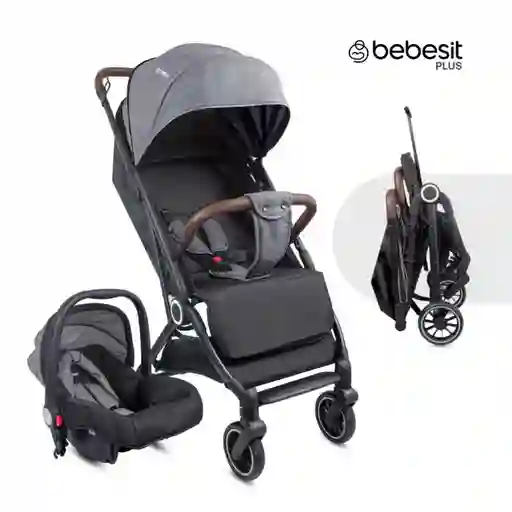 Coche Travel System Compacto Micro Bebesit Gris Bebesit Jctsx5gy