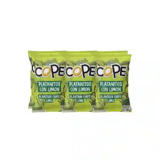 Platanitos Pasaboca Cope Sabor Limon