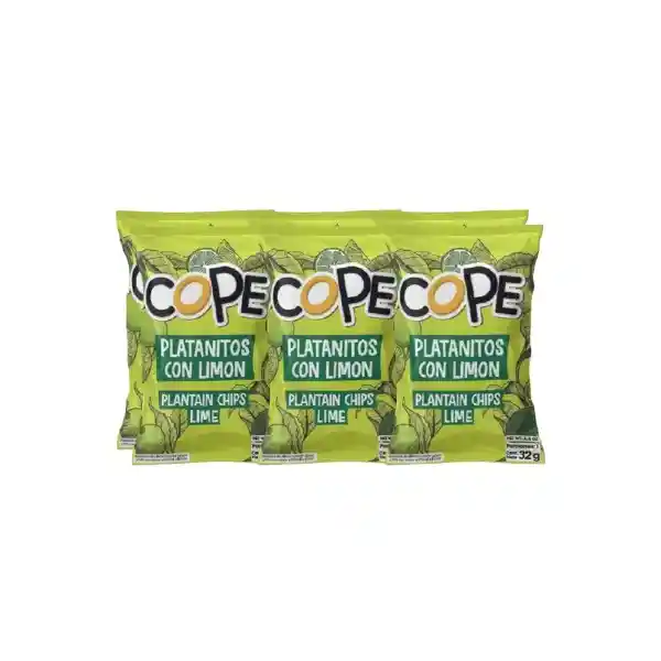 Platanitos Pasaboca Cope Sabor Limon