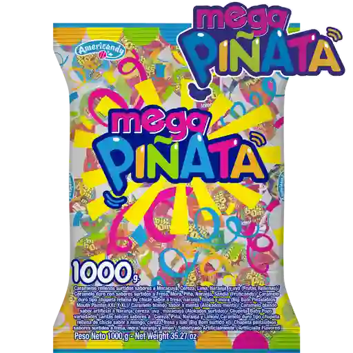 Americandy Mezcla de Caramelos y Chupetas Mega Piñata