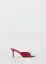 Sandalias Flor Rojo Talla 36 Mujer Mango