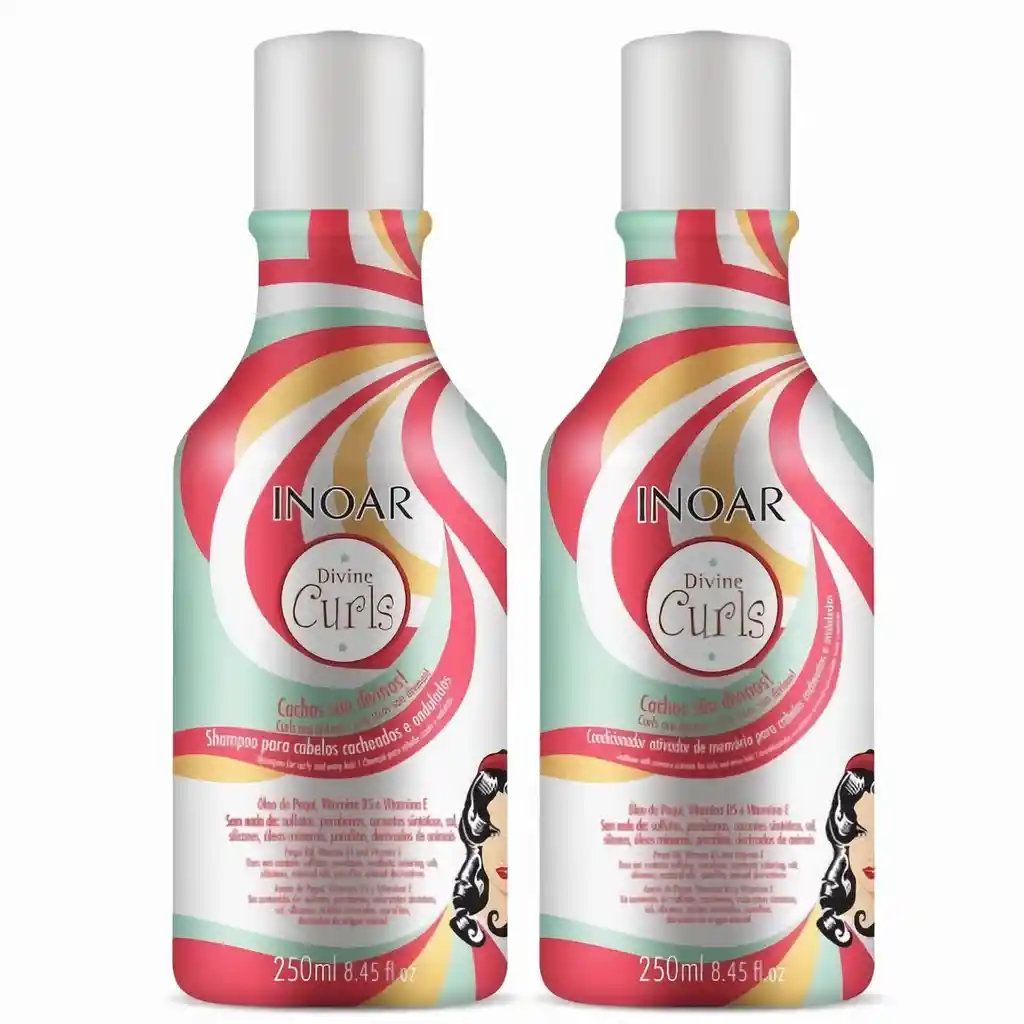 Inoar Divine Curls Champu Y Acondicionador