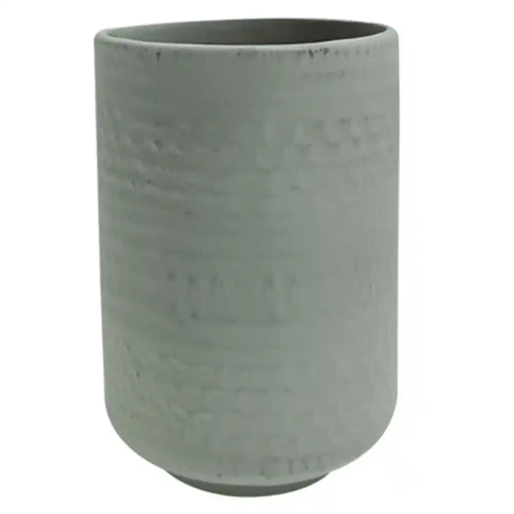 Marres Jarrón Martillado Mediano Gris 19 X 13 Cm