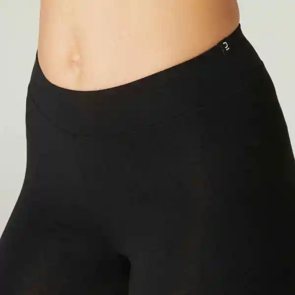 Domyos Legging Fitness Fit + Mujer Negro Talla L