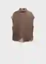 Blusa Lunas Topo Talla M Mujer Mango