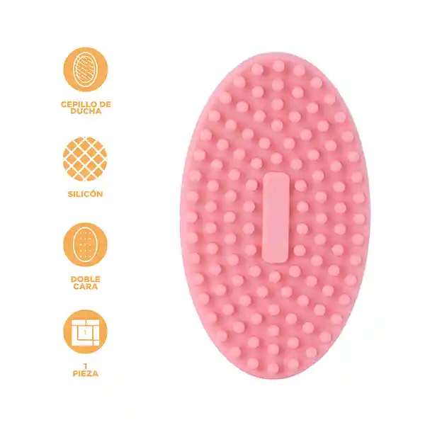 Cepillo Para Ducha Rosa Serie Miniso