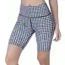 Pantaloneta Houndstooth Blanco y Negro Talla S Everlast