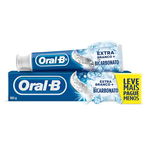 Oral-B Crema Dental Extra Blanco + Bicarbonato