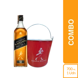 Combo Johnnie Walker Whisky Black Label + Johnnie Walker Hielera
