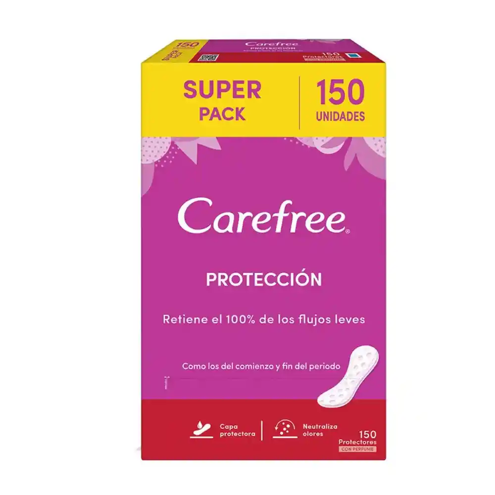 Protectores CAREFREE Protección SUPER PACK 150 UND