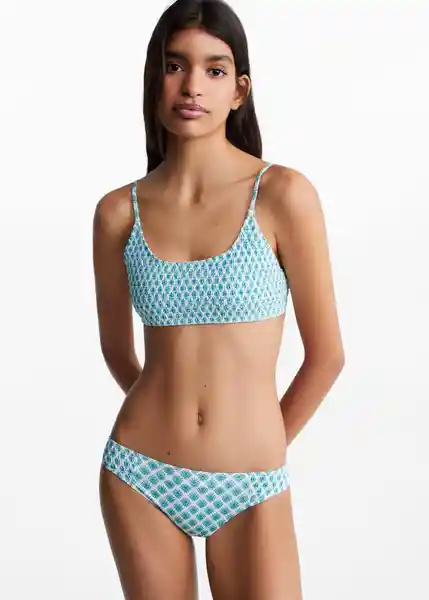 Bikini Candela Verde Talla 18 Niñas Mango