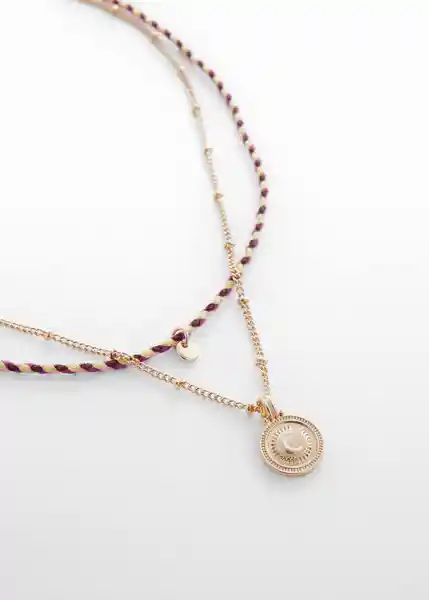 Collar Parker Oro Talla 99 Mango Teen Girl Mango