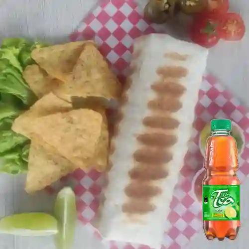 Combo Burro Paisa Pequeño + Mr Tea Limón 300 ml