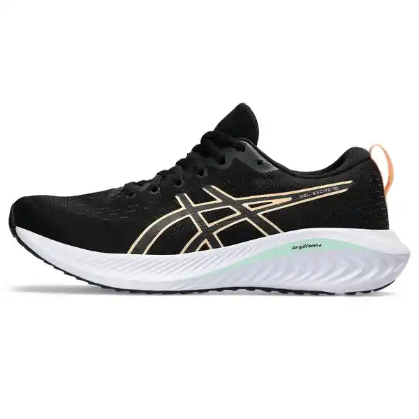 Asics Zapatos Gel-Excite 10 Para Mujer Negro Talla 8.5