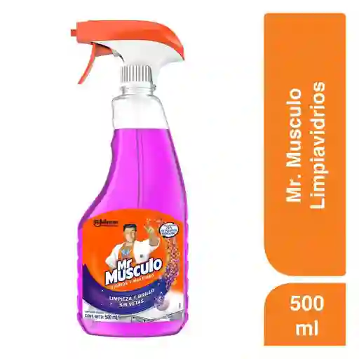Mr Musculo limpiavidrios lavanda gatillo, 500 ml