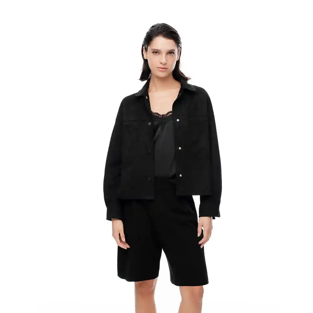 Chaqueta en Tejido Gamuza Femenino Lalag Gef Talla M