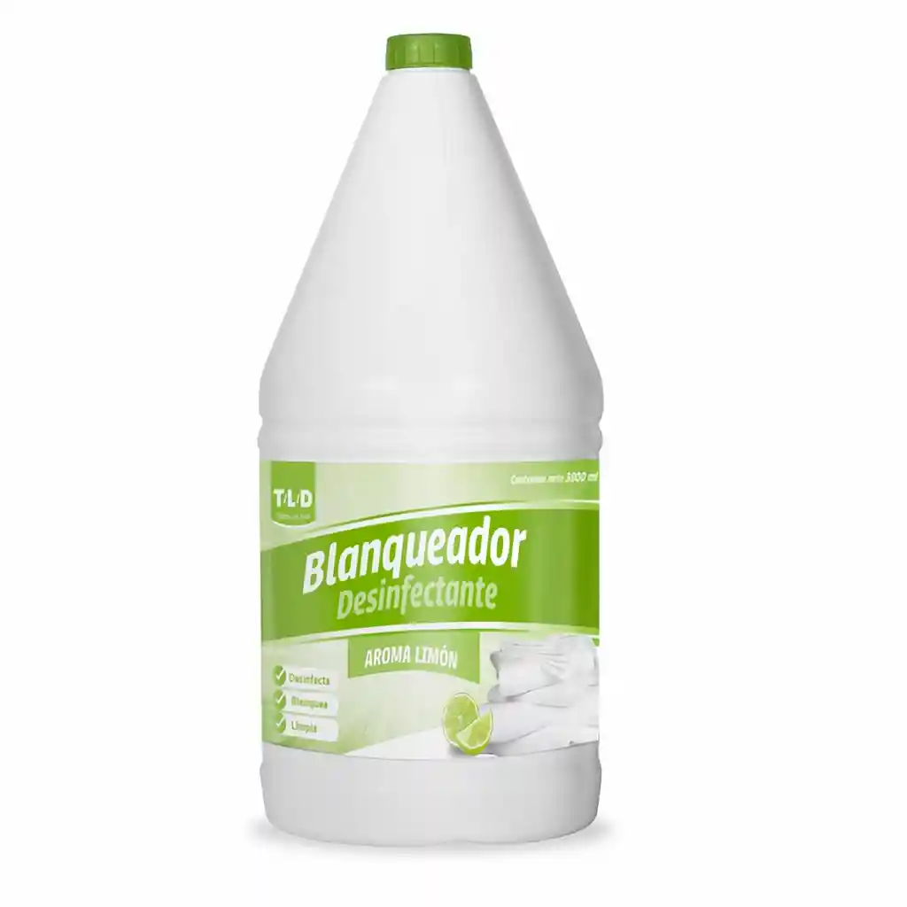 T/L/D Blanqueador Desinfectante con Limón