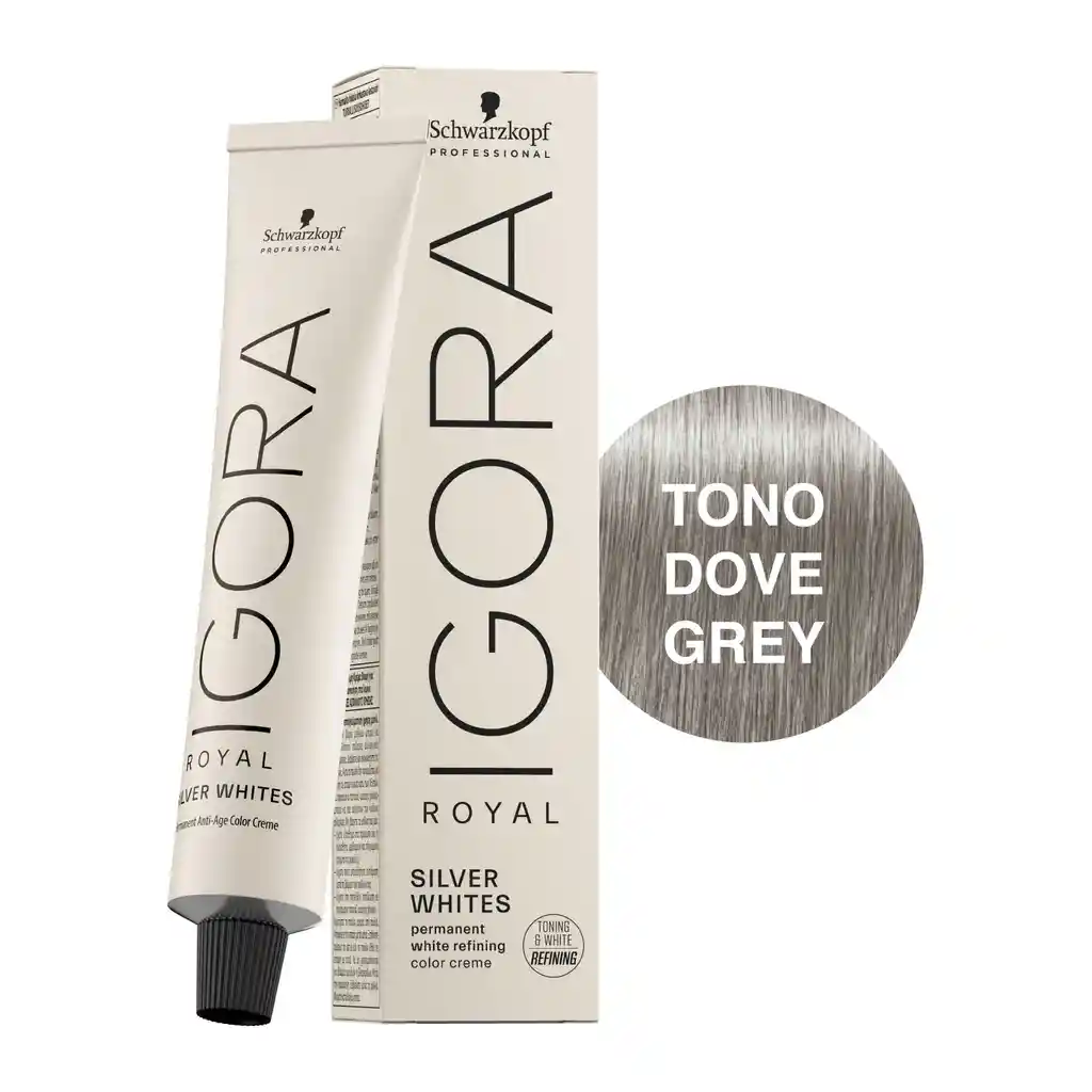 Igora Tintes Royal Absolutes Silverwhite Dove Grey De 60Ml