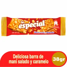 La Especial Barra de Maní Salado y Caramelo