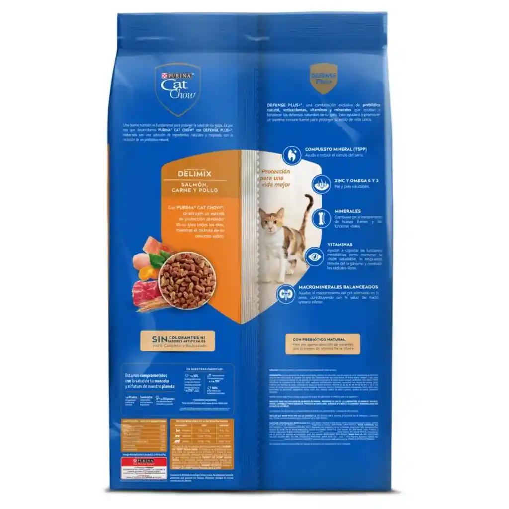 Comida para gatos Purina Cat Chow adulto delimix x 10kg
