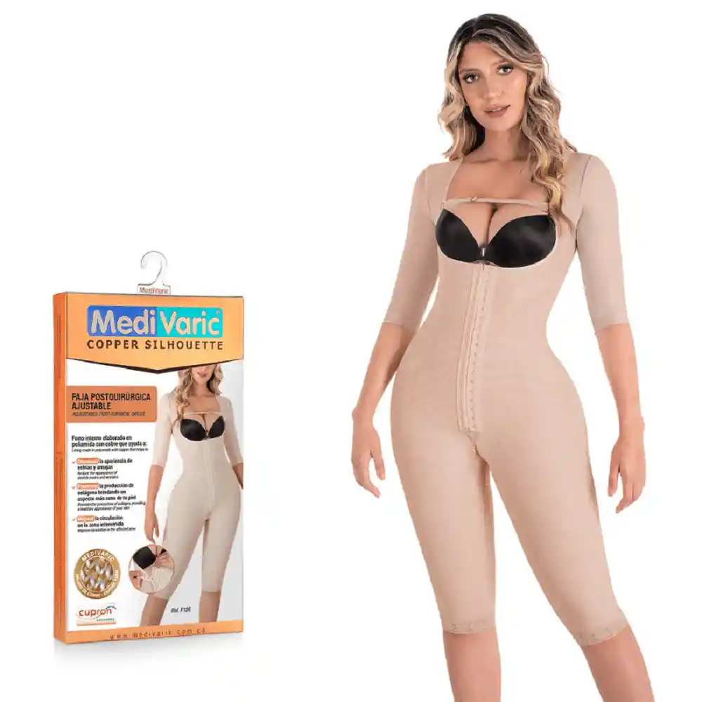 Faja Ajustable Copper Silhouette L Beige