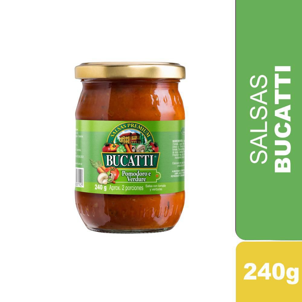 Bucatti Salsa Pomodoro Verdura 240 g