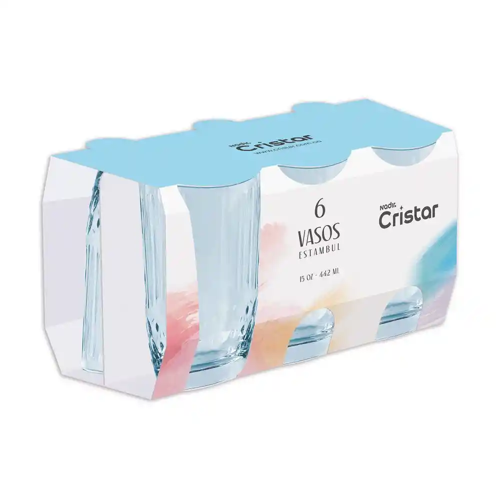 Set X 10 Vasos Estambul Altos Cristar 0911cc6