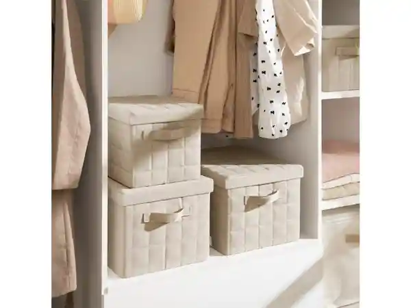 Caja Textil Quilt 33 x 23 x 20 Casaideas