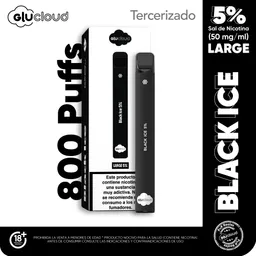 Glucloud Vape Black Ice Large 800 Puff