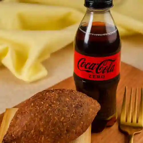 Quibbeh + Coca Cola