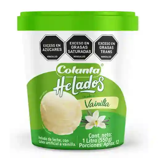 Colanta Helado de Leche con Sabor a Vainilla